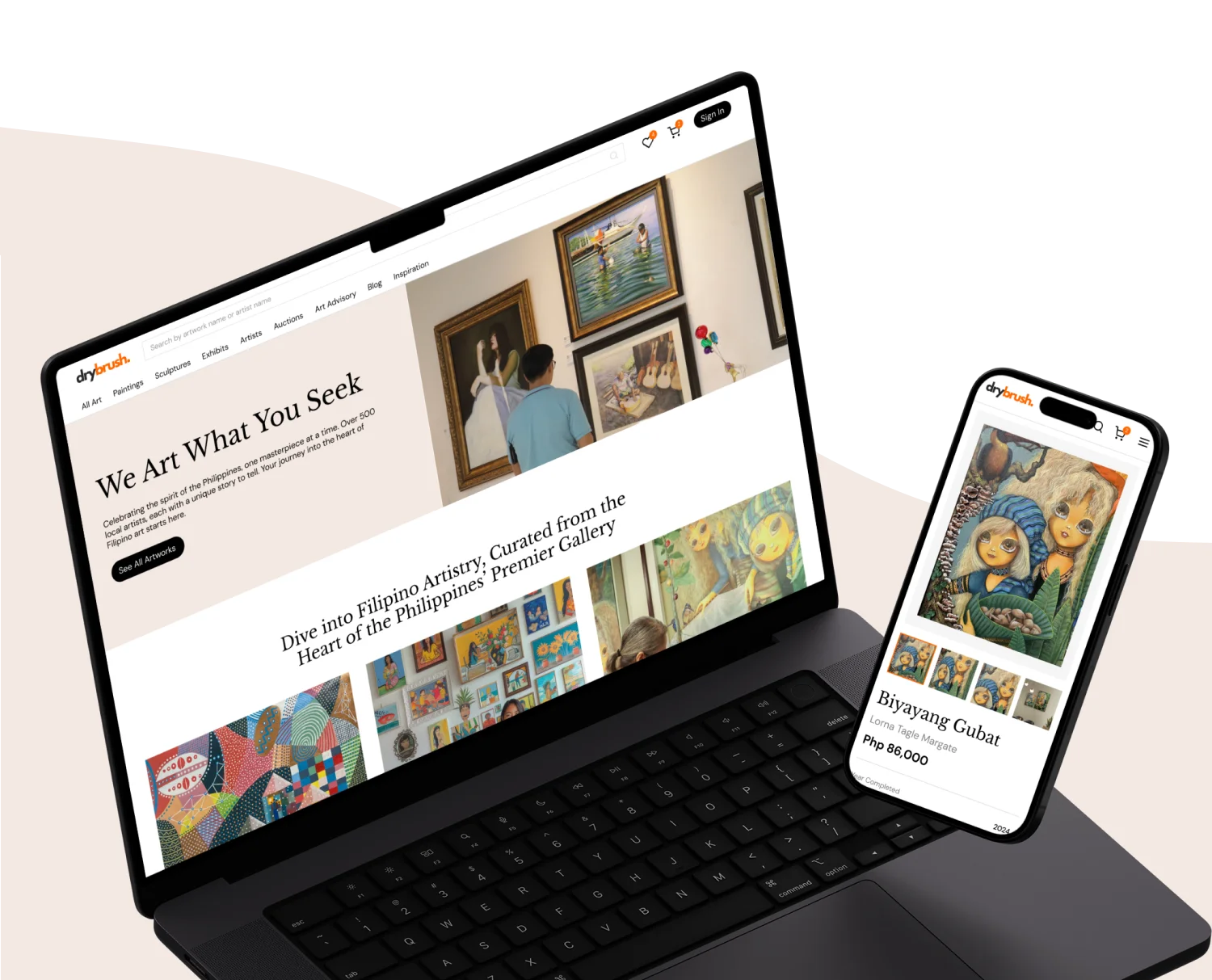 Drybrush Website Revamp